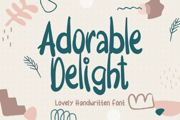 Adorable Delight: The Perfect Handwritten Font for Campaigns
