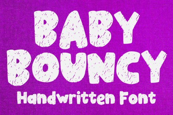 Baby Bouncy: A Playful Display Font for Modern Editorial Design