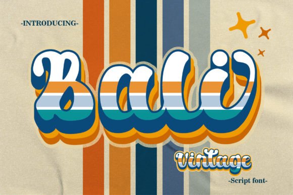 Bali Vintage Font for Bold Business Branding