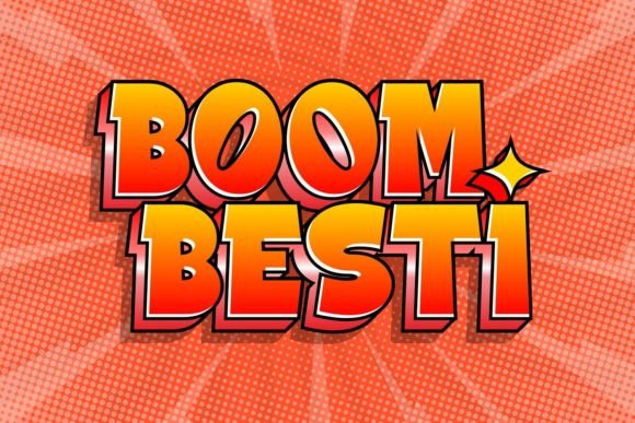 Boom Besti: A Fun Chunky Display Font for Makers