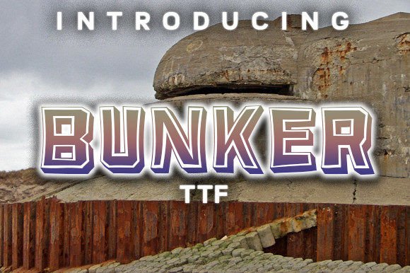 Bunker: A Dramatic Display Font for Editorial Design
