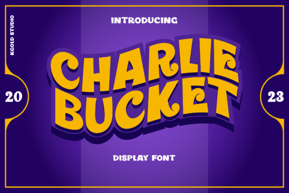Charlie Bucket: A Playful Display Font for Small Business Branding