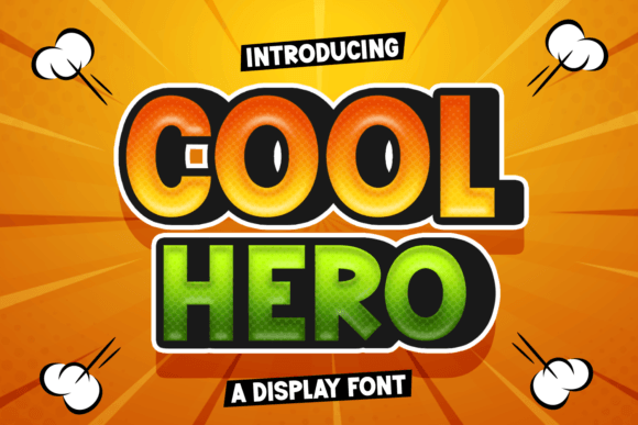 Cool Hero: The Chunky Display Font for Makers