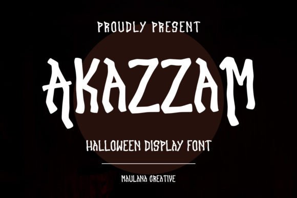 Designing Spooky Headers with Akazzam Display Fonts