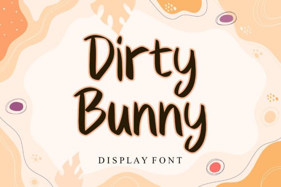 Dirty Bunny Display Font for Handmade Brands