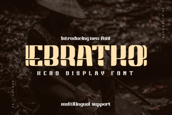 Ebratho Font Review: A Bold Display Choice for Designers