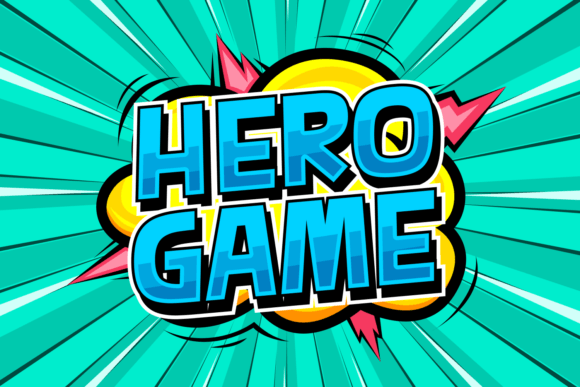 Elevate Editorial Layouts with Hero Game Display Font