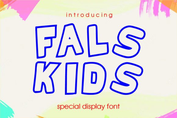 Fals Kids: The Bold Typeface for Cool Crafts