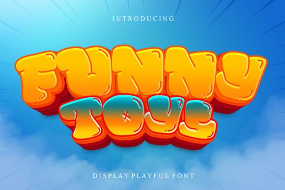 Funny Toys: A Bubble Display Font for Makers