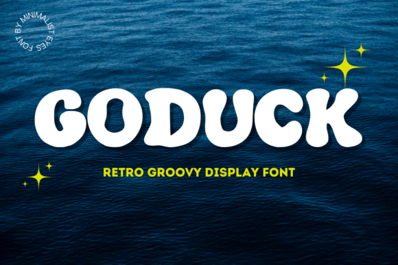 Goduck: A Retro Display Font for Modern Editorial Design
