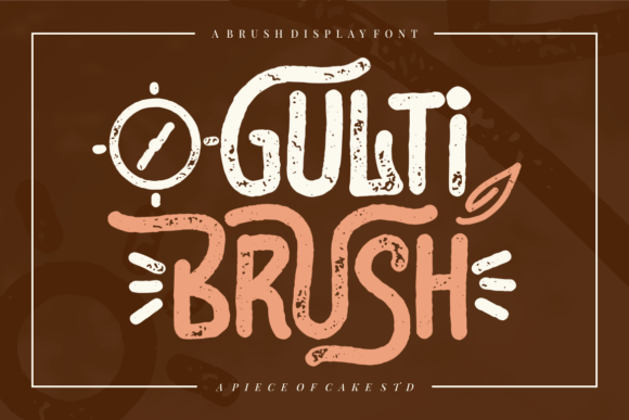 Gulti Brush: The Organic Display Font for Handmade Brands