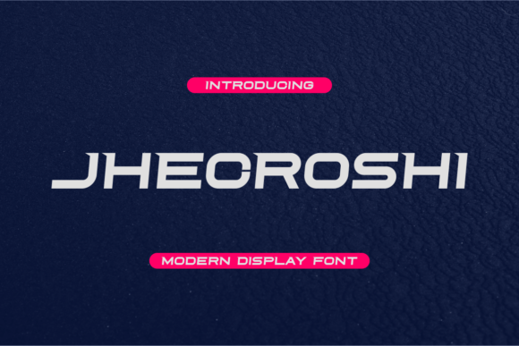 Jhecroshi Font Review: A Modern Display Typeface for Makers