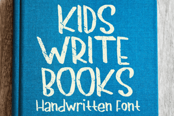 Kids Write Books: A Playful Display Font for Digital Brands
