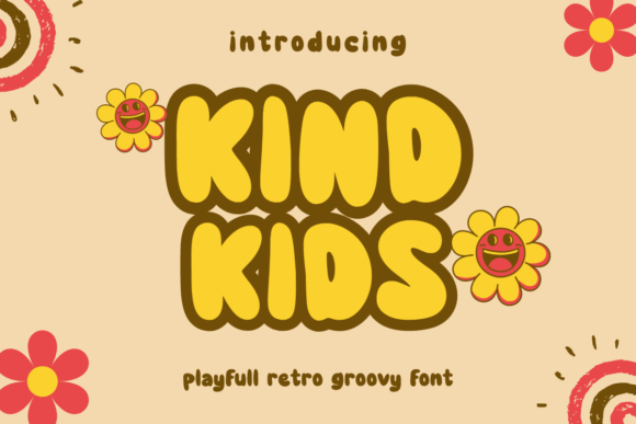 Kind Kids Font: A Retro Display Choice for Web Design