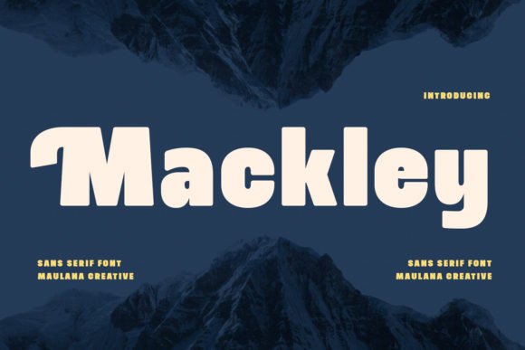 Mackley: The Bold Round Font for Handmade Brands