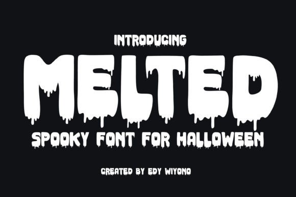 Melted: A Quirky Display Font for Bold Editorial Headlines