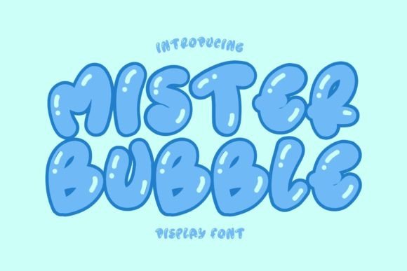Mister Bubble Font: The Ultimate Retro Display Choice
