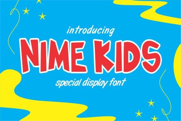 Nime Kids: A Playful Display Font for Joyful Campaigns