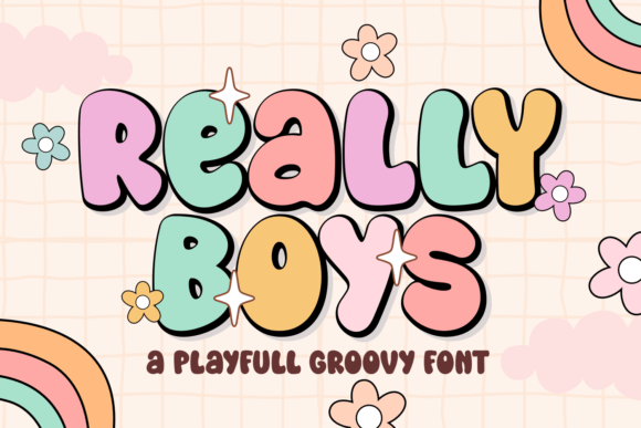 Really Boys: The Groovy Display Font for Handmade Brands