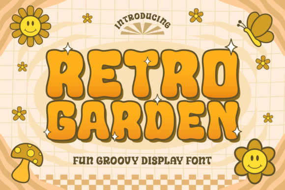 Retro Garden: The Wavy Display Font for Viral Content
