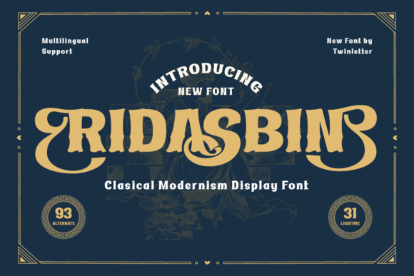 Ridasbin: A Premium Serif Font for Modern Campaigns