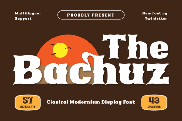 The Bachuz: A Timeless Serif Font for Elegant Branding