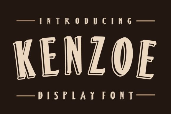 Upgrade Your Brand with the Kenzoe Vintage Display Font