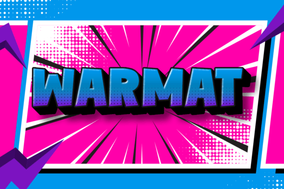 Warmat: A Bold Display Font for Impactful Campaigns