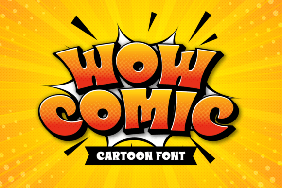 Wow Comic: A Playful Display Font for Memorable Brands
